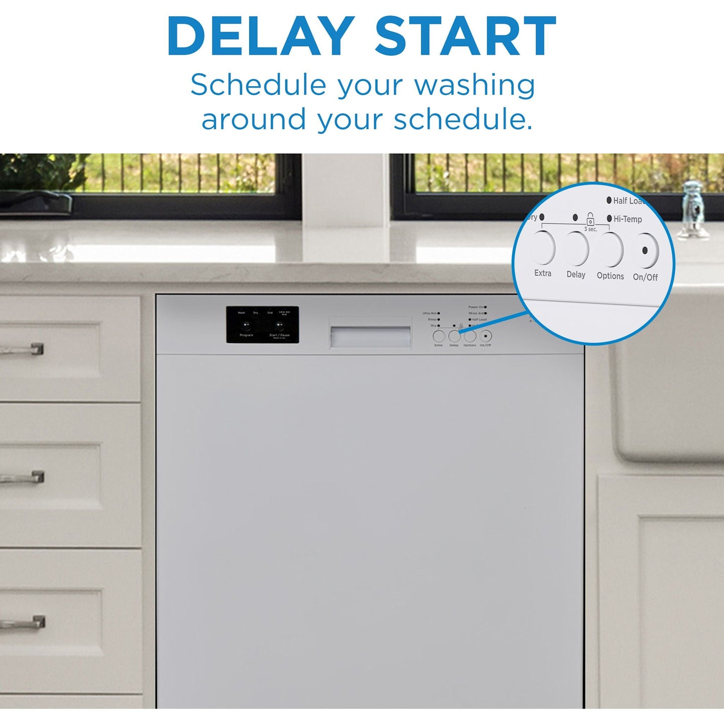 Lave-vaisselle Danby (DDW2400EW) - Blanc