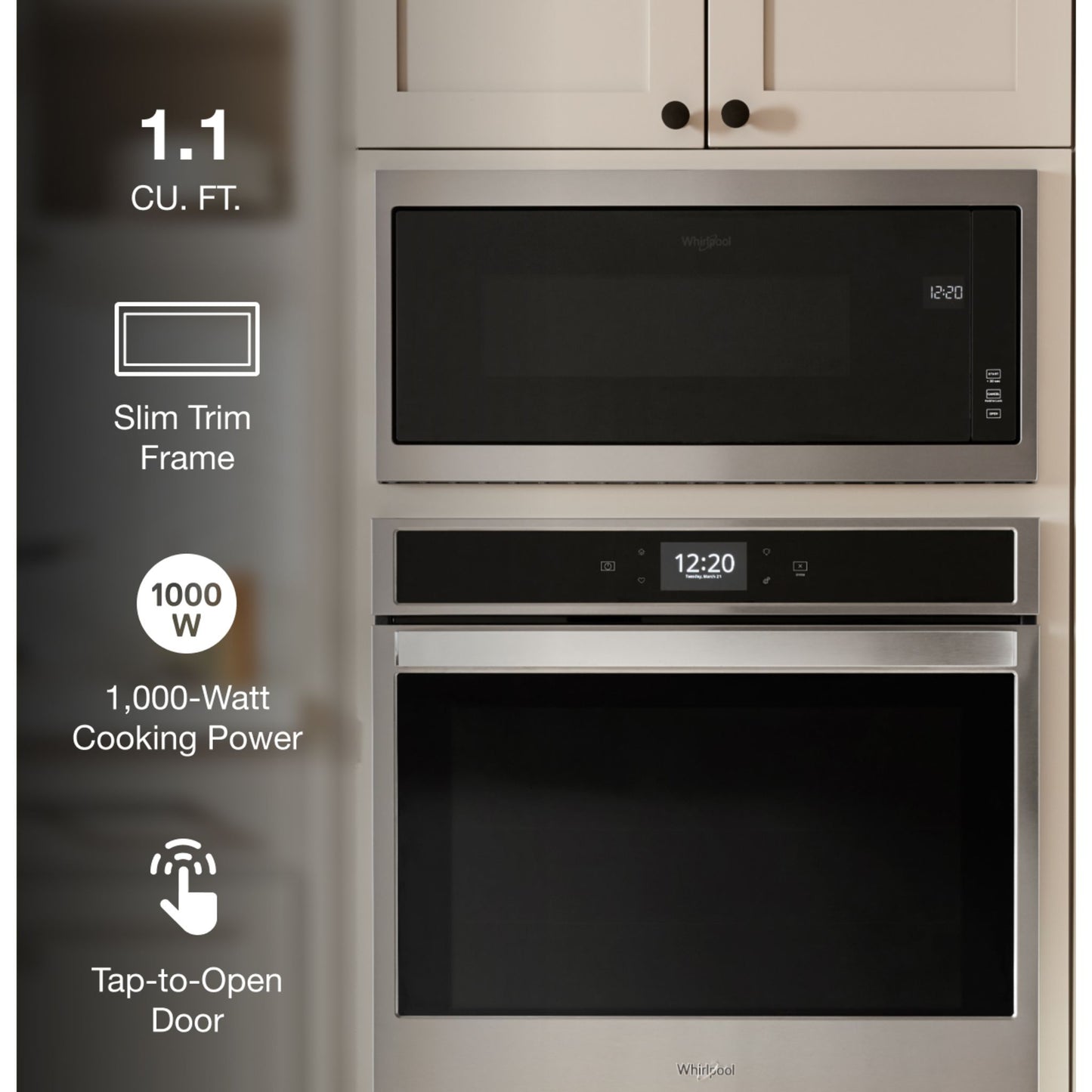 Micro-ondes encastrable Whirlpool (YWMT50011KS) - Acier inoxydable