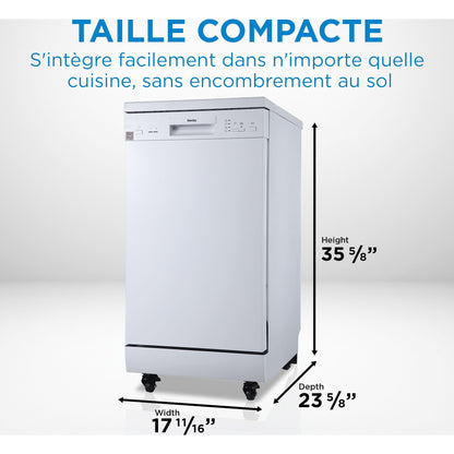 Lave-vaisselle portable Danby (DDW1805EWP) - Blanc