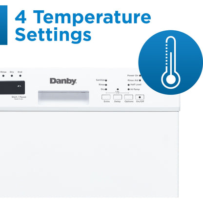 Lave-vaisselle Danby (DDW18D1EW) - Blanc