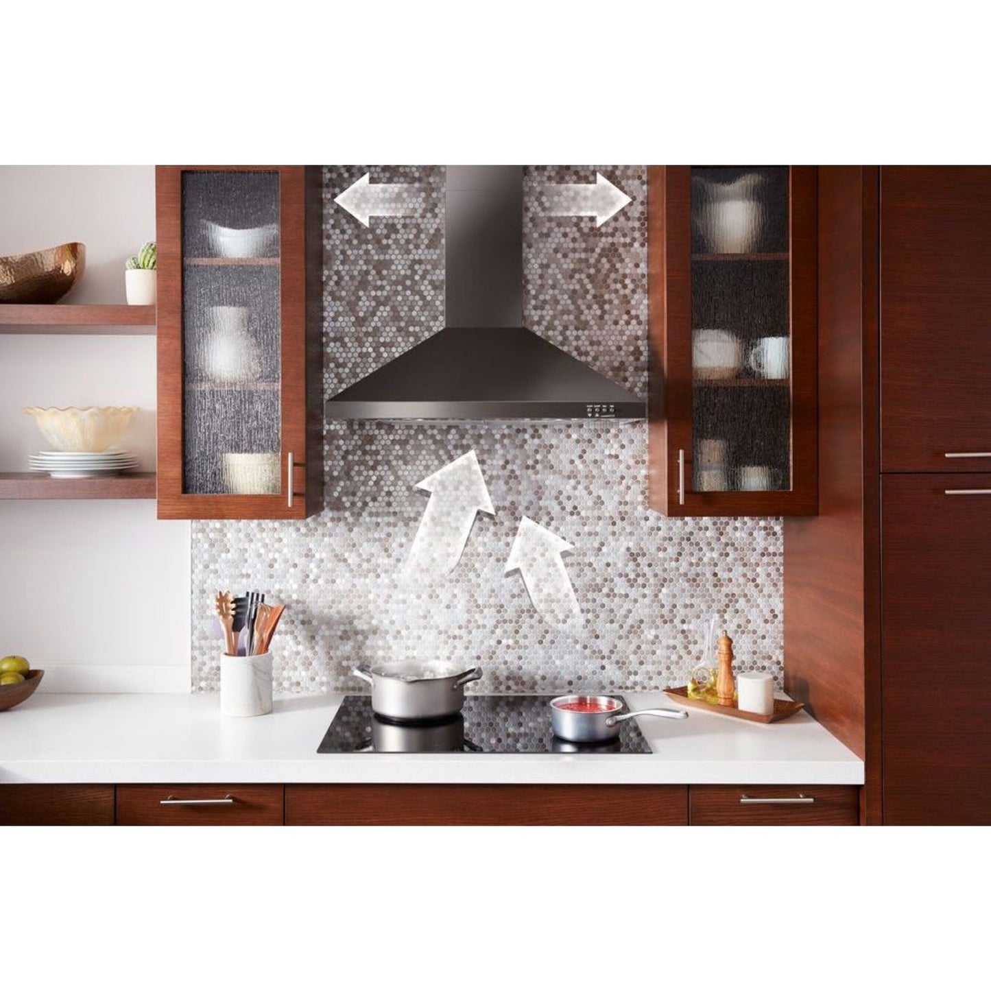 Hotte aspirante Whirlpool (WVW53UC0HV) - Acier inoxydable noir