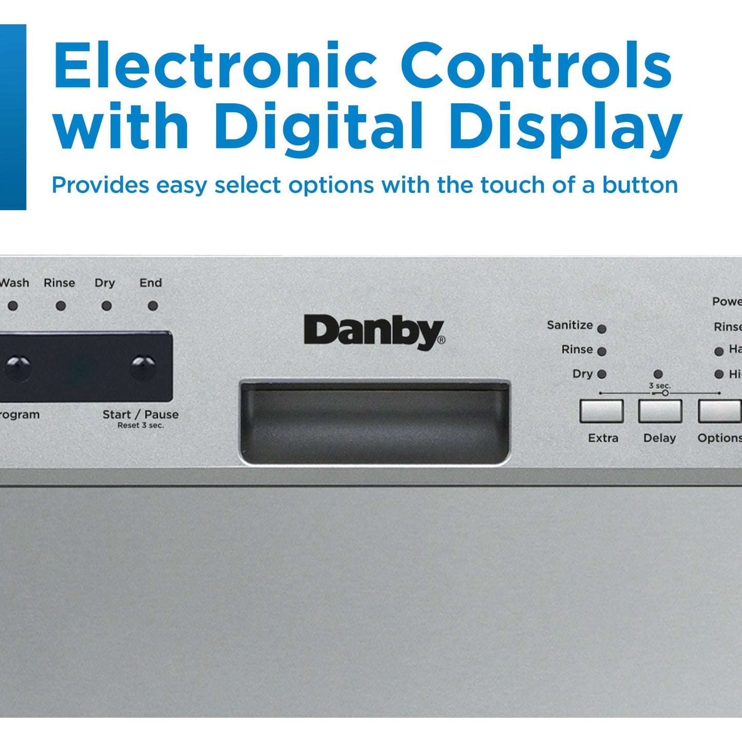 Lave-vaisselle Danby (DDW18D1ESS) - Acier inoxydable