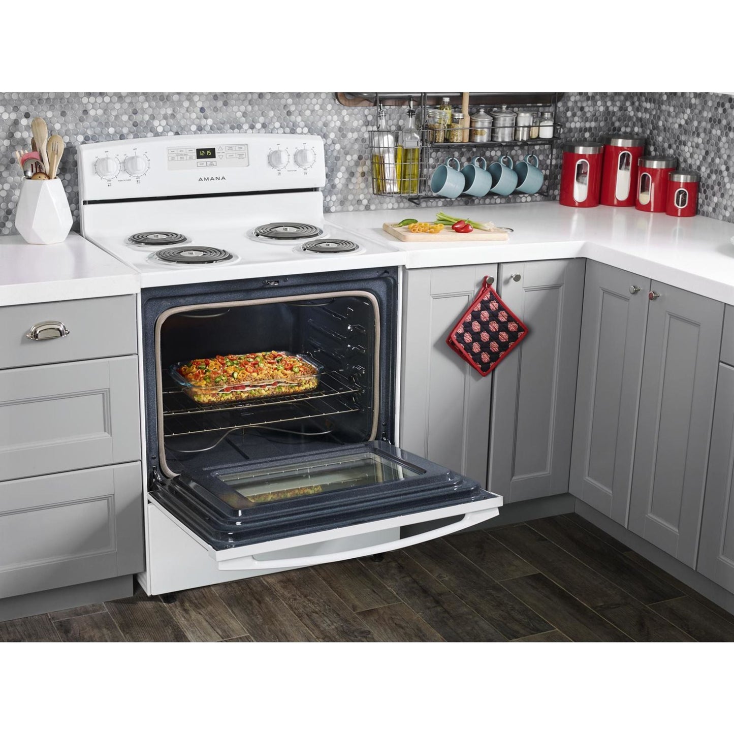 Cuisinière électrique Amana 30 (YACR4303MFW) - Blanche