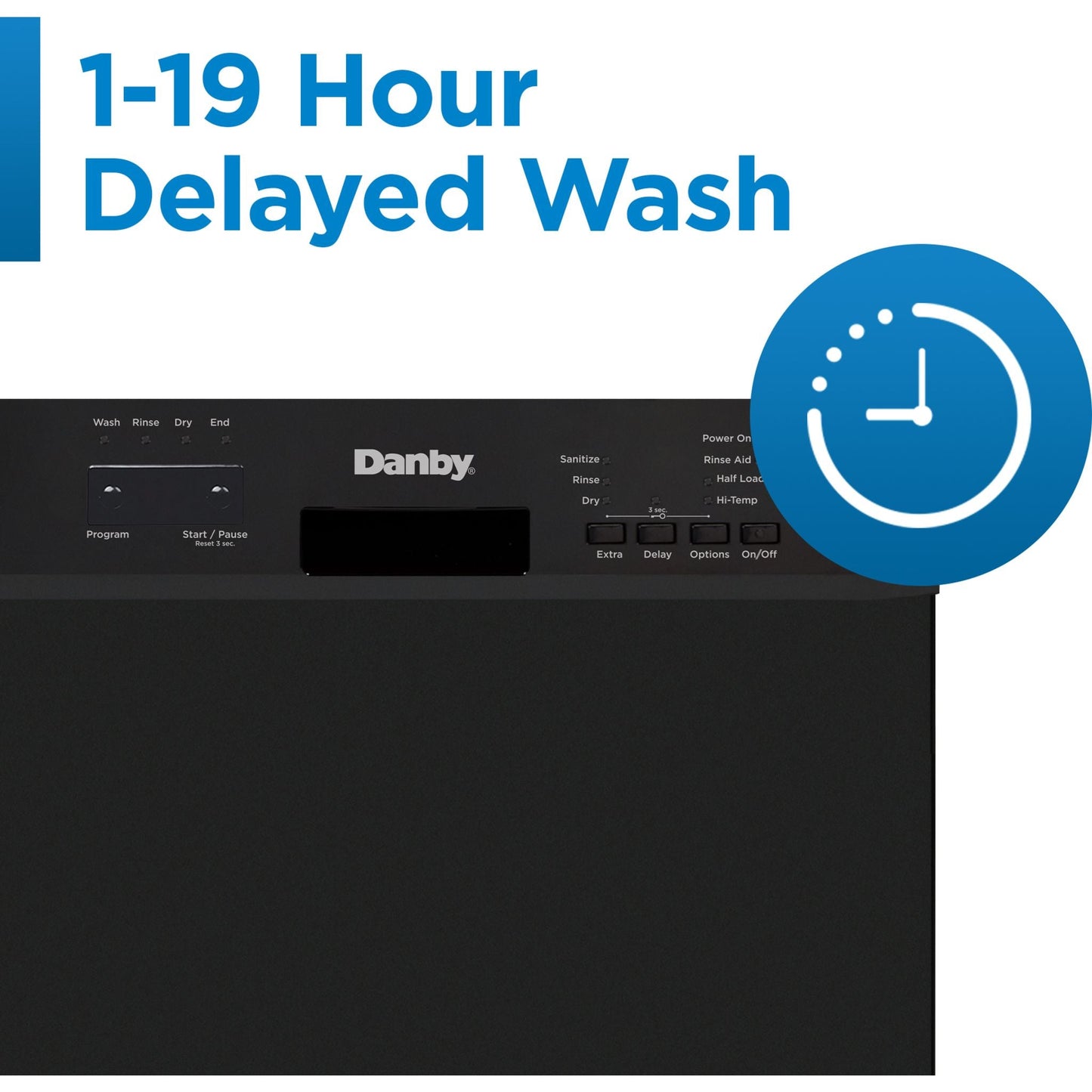Lave-vaisselle Danby (DDW18D1EB) - Noir