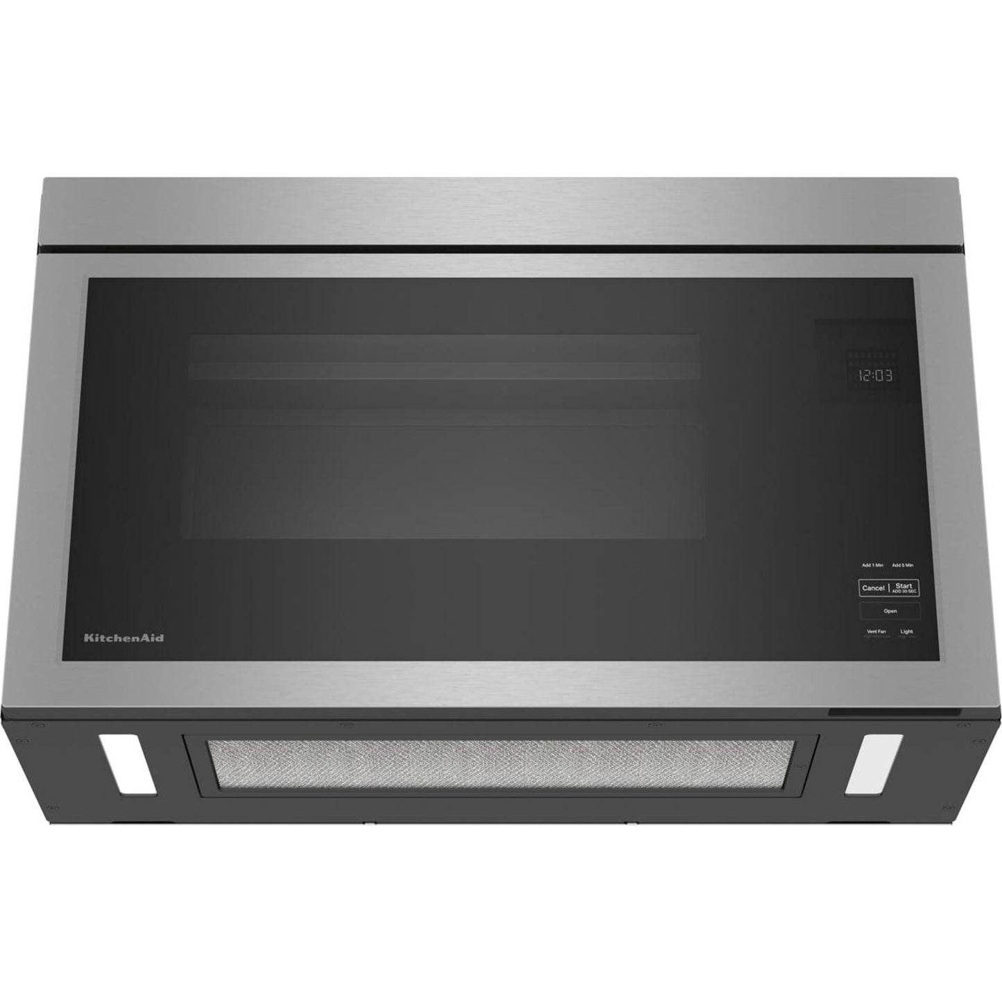Micro-ondes KitchenAid à hotte intégrée (YKMMF330PPS) - Inox PrintShield