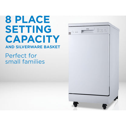 Lave-vaisselle portable Danby (DDW1805EWP) - Blanc