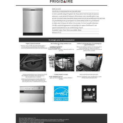 Lave-vaisselle Frigidaire (FDPC4314AS) - Acier inoxydable