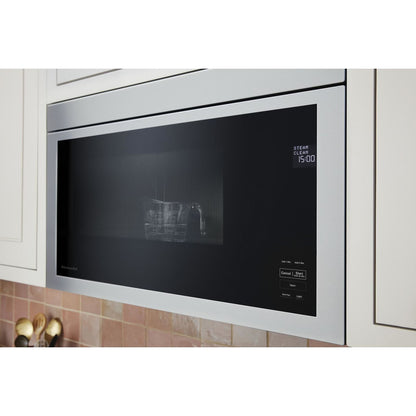 Micro-ondes KitchenAid à hotte intégrée (YKMMF330PPS) - Inox PrintShield