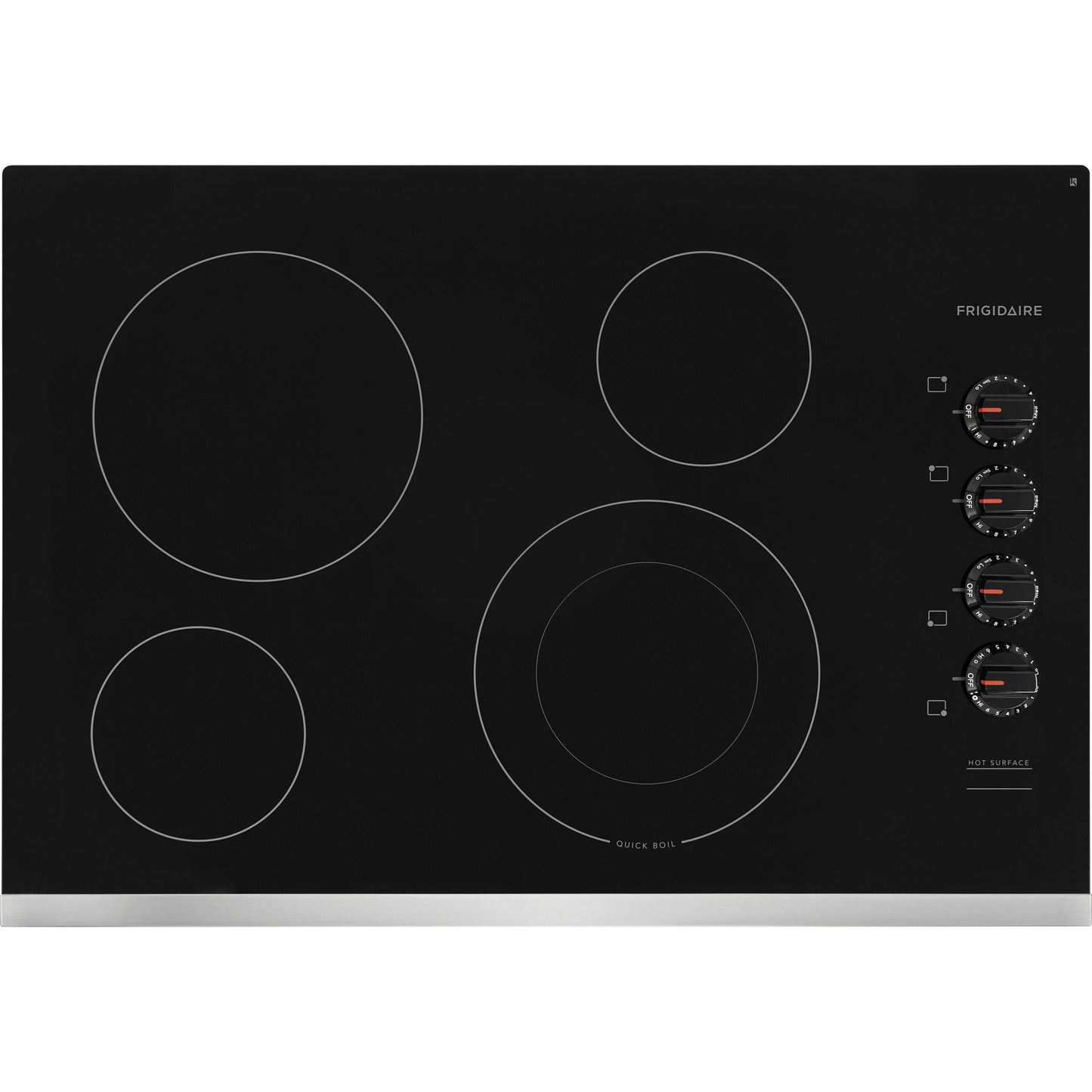 Plaque de cuisson Frigidaire 30 pouces (FFEC3025US) - Acier inoxydable