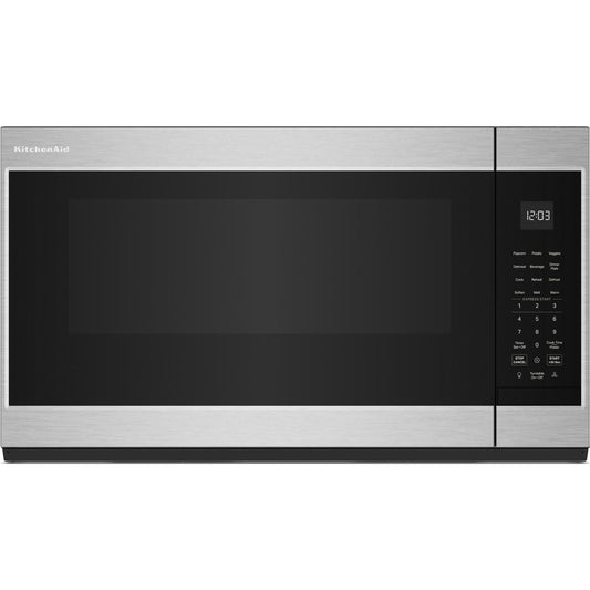 Micro-ondes KitchenAid à hotte intégrée (YKMMS130RPS) - Inox PrintShield