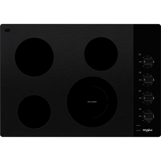 Plaque de cuisson Whirlpool 30 pouces (WCE55US0HB) - Noire