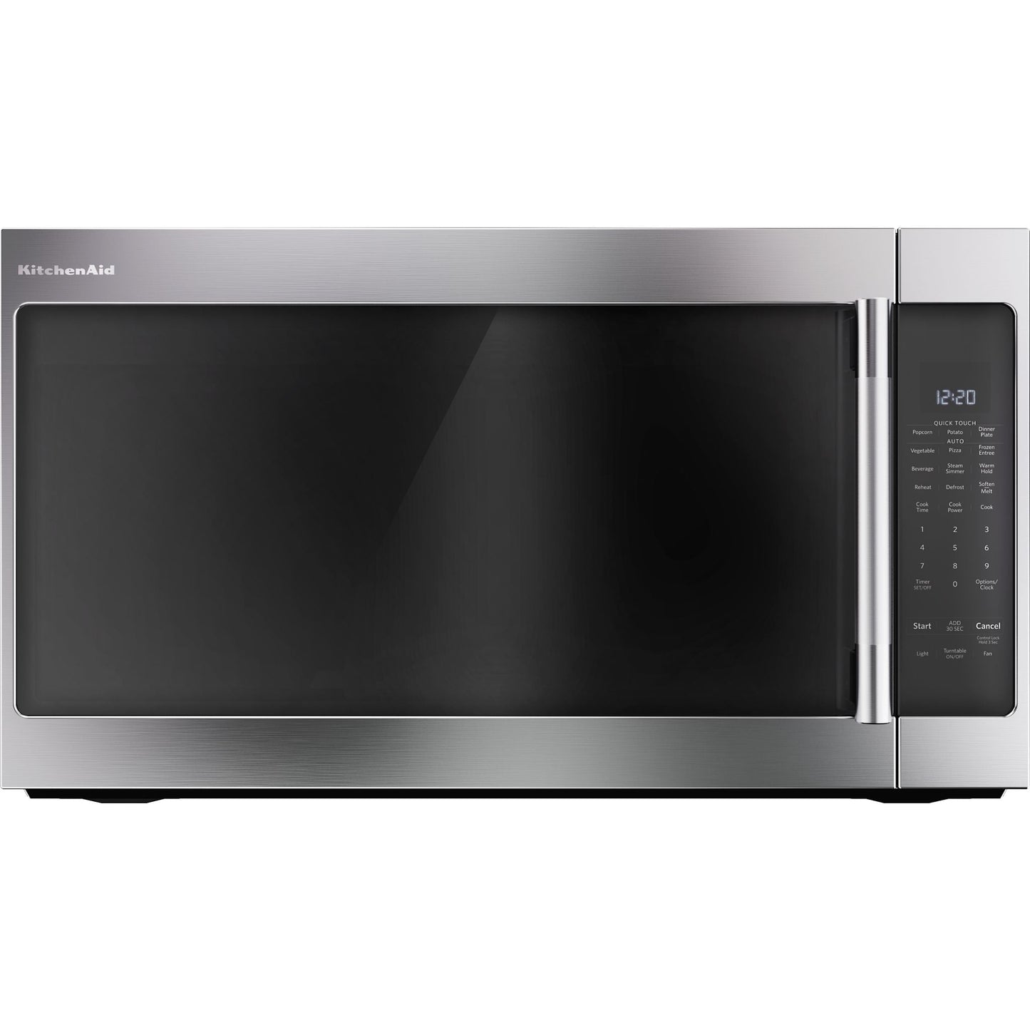 Micro-ondes KitchenAid à hotte intégrée (YKMMS330SPS) - Inox PrintShield