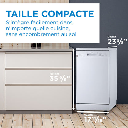 Lave-vaisselle portable Danby (DDW1805EWP) - Blanc