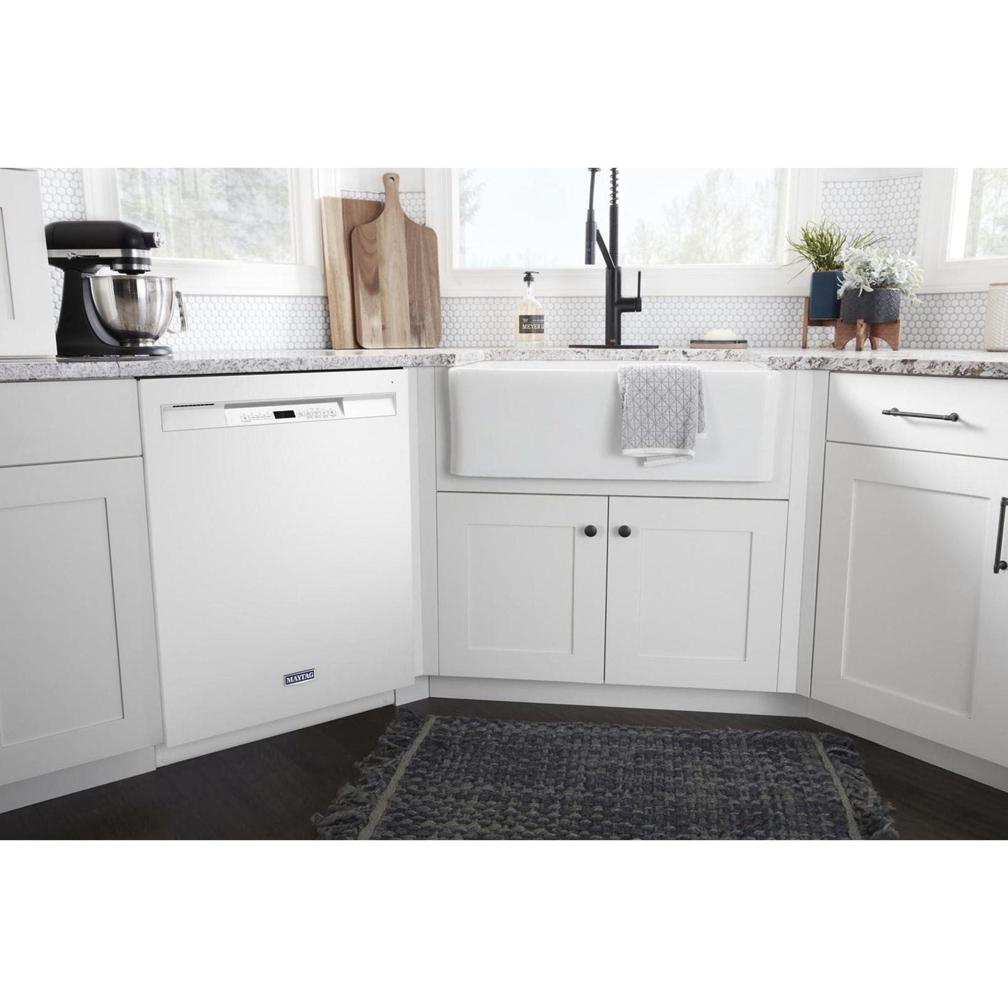 Lave-vaisselle Maytag, cuve en acier inoxydable (MDB4949SKW) - Blanc
