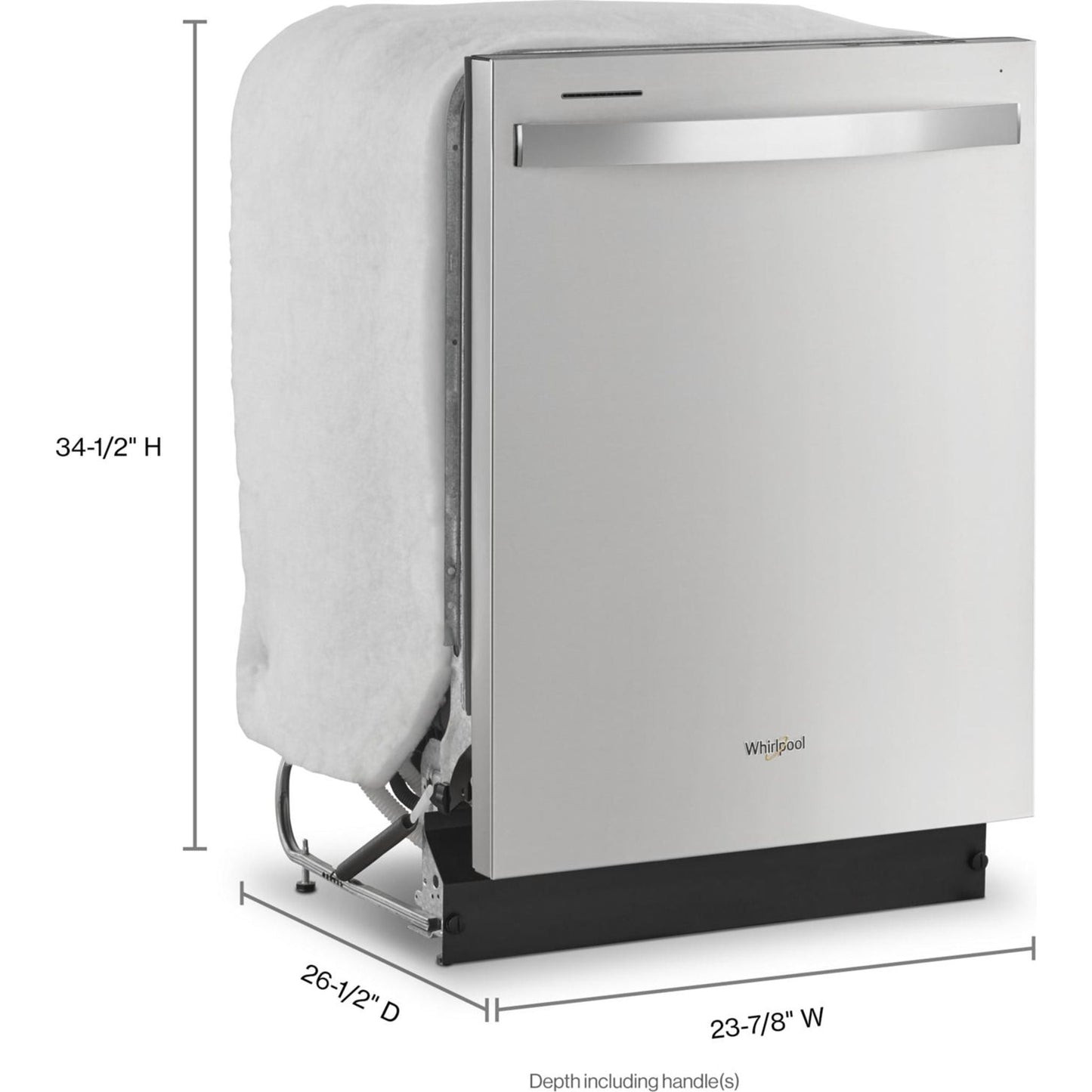 Lave-vaisselle Whirlpool (WDT540HAMZ) - Acier inoxydable