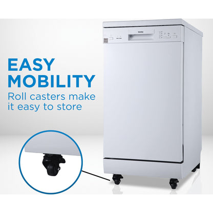 Lave-vaisselle portable Danby (DDW1805EWP) - Blanc