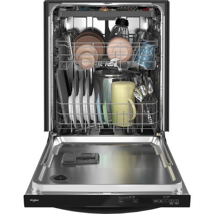 Lave-vaisselle Whirlpool, cuve en acier inoxydable (WDT750SAKB) - Noir