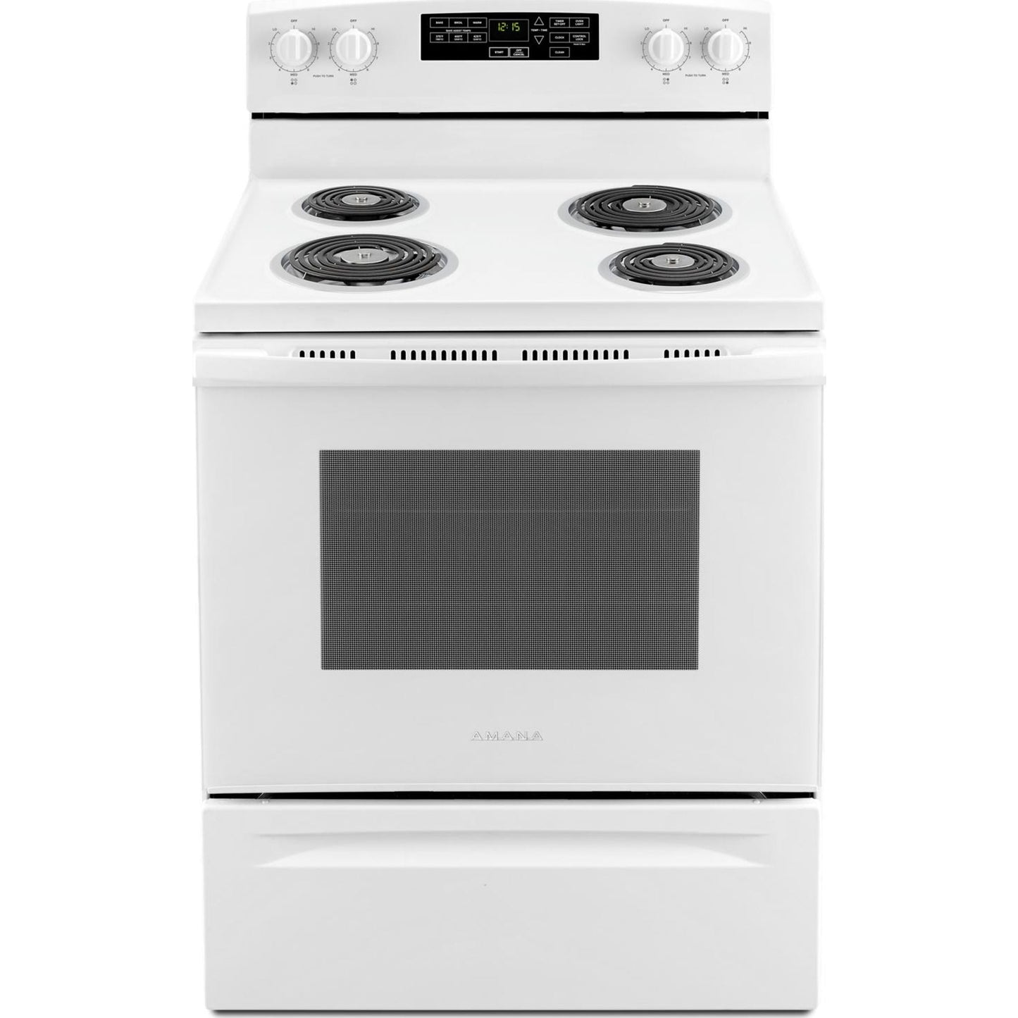 Cuisinière autonettoyante Amana (YACR4503SFW) - Blanche