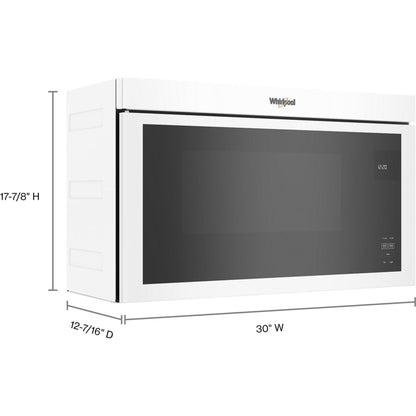 Four à micro-ondes Whirlpool à hotte intégrée (YWMMF5930PW) - Blanc