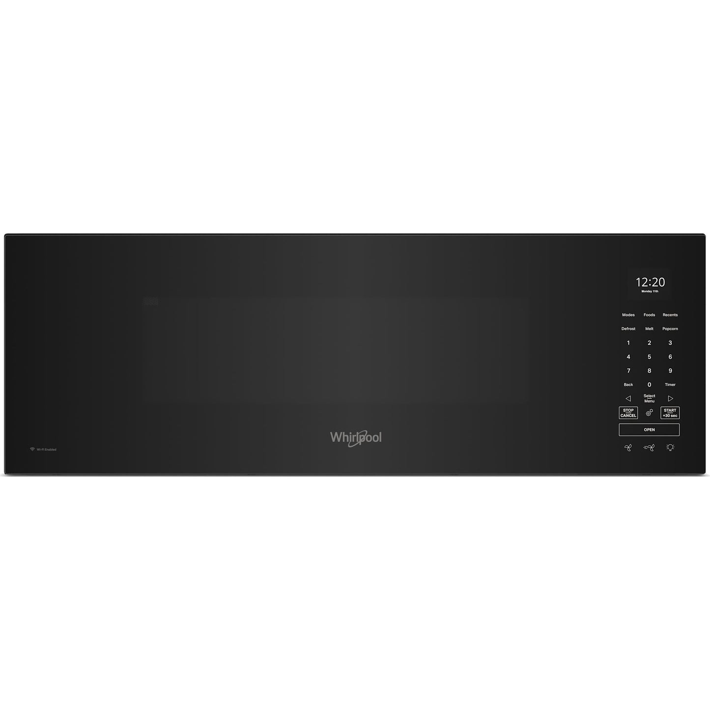 Four à micro-ondes Whirlpool à hotte intégrée (YWMML5530RB) - Noir