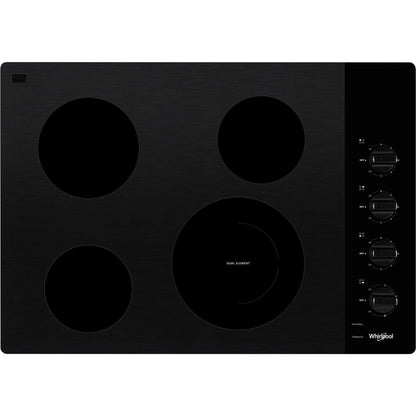 Plaque de cuisson Whirlpool 30 pouces (WCE55US0HB) - Noire