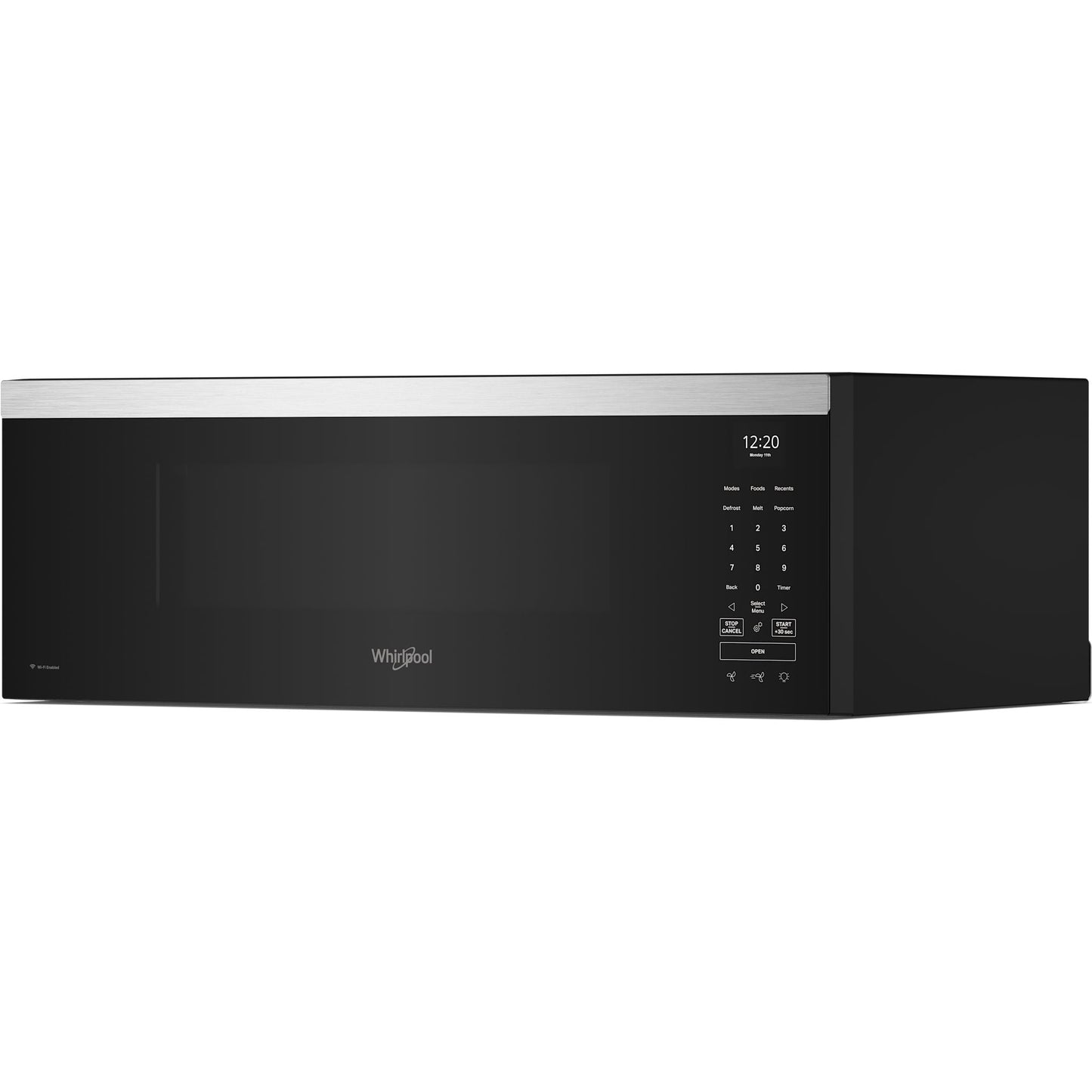 Micro-ondes à hotte intégrée Whirlpool (YWMML5530RZ) - Acier inoxydable anti-traces de doigts