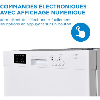 Lave-vaisselle Danby (DDW2400EW) - Blanc