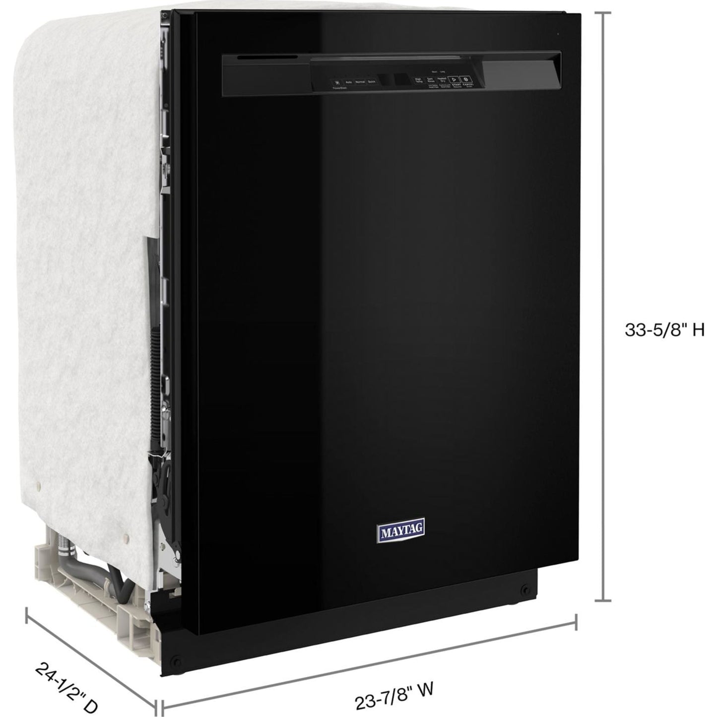 Lave-vaisselle Maytag, cuve en acier inoxydable (MDB4949SKB) - Noir