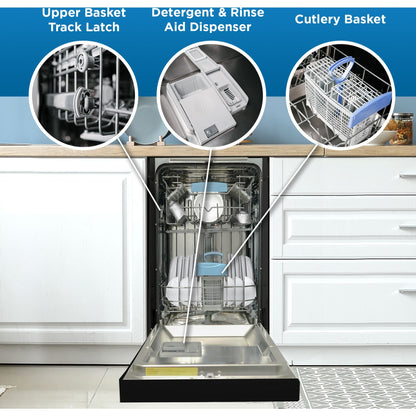 Lave-vaisselle Danby (DDW18D1EB) - Noir