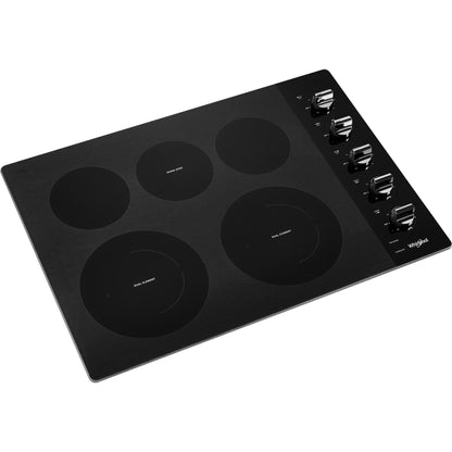 Plaque de cuisson Whirlpool 30 pouces (WCE77US0HB) - Noire
