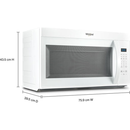Four à micro-ondes Whirlpool à hotte intégrée (YWMMS3130RW) - Blanc