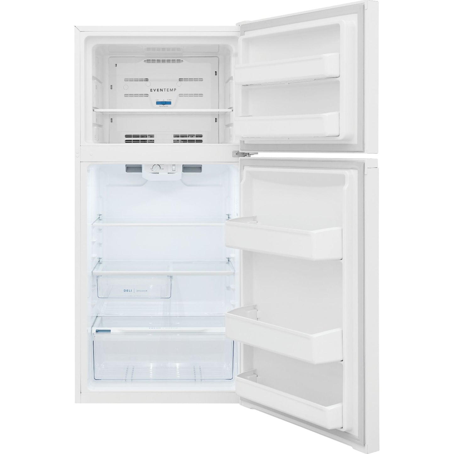 Réfrigérateur Frigidaire à congélateur supérieur (FFHT1425VW) - Blanc
