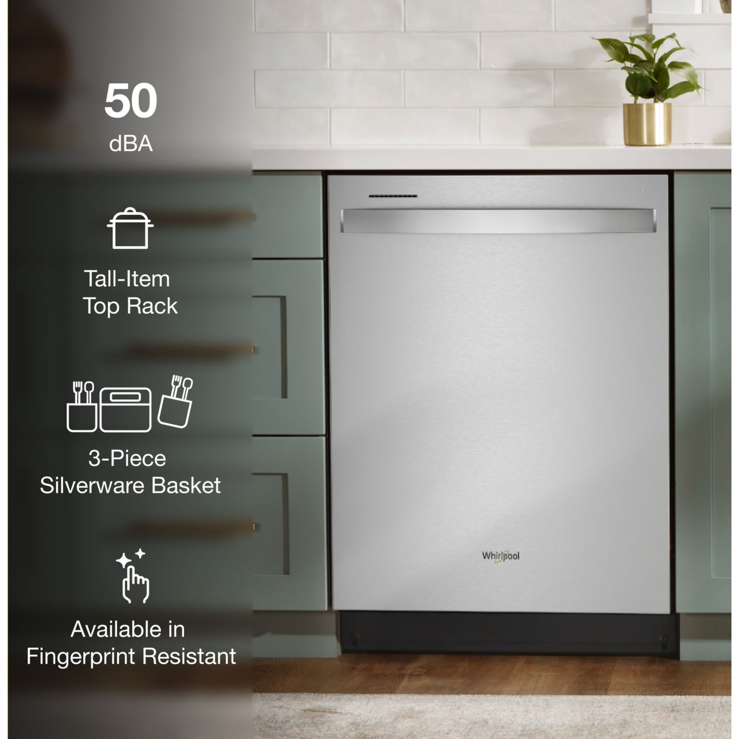 Lave-vaisselle Whirlpool (WDT740SALZ) - Acier inoxydable