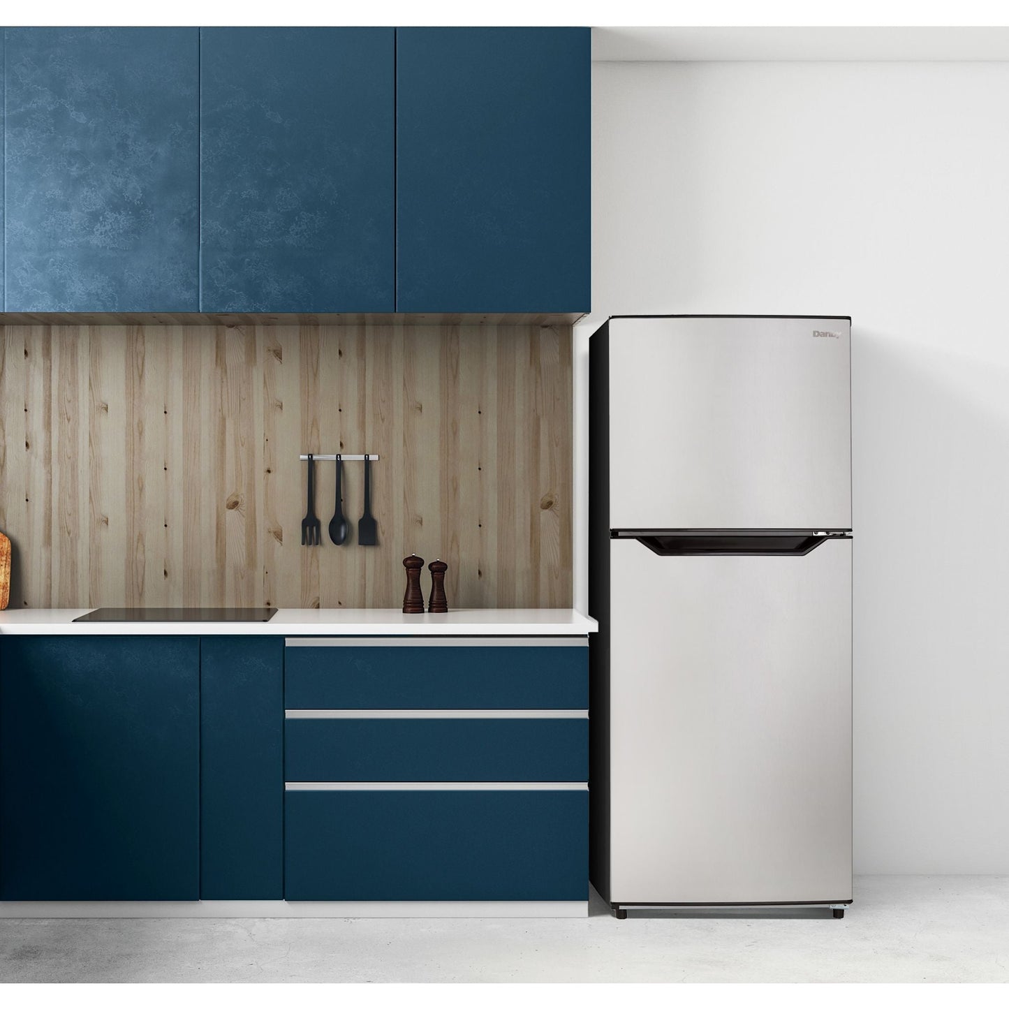 Réfrigérateur à congélateur supérieur Danby (DFF116B2SSDBL) - Acier inoxydable