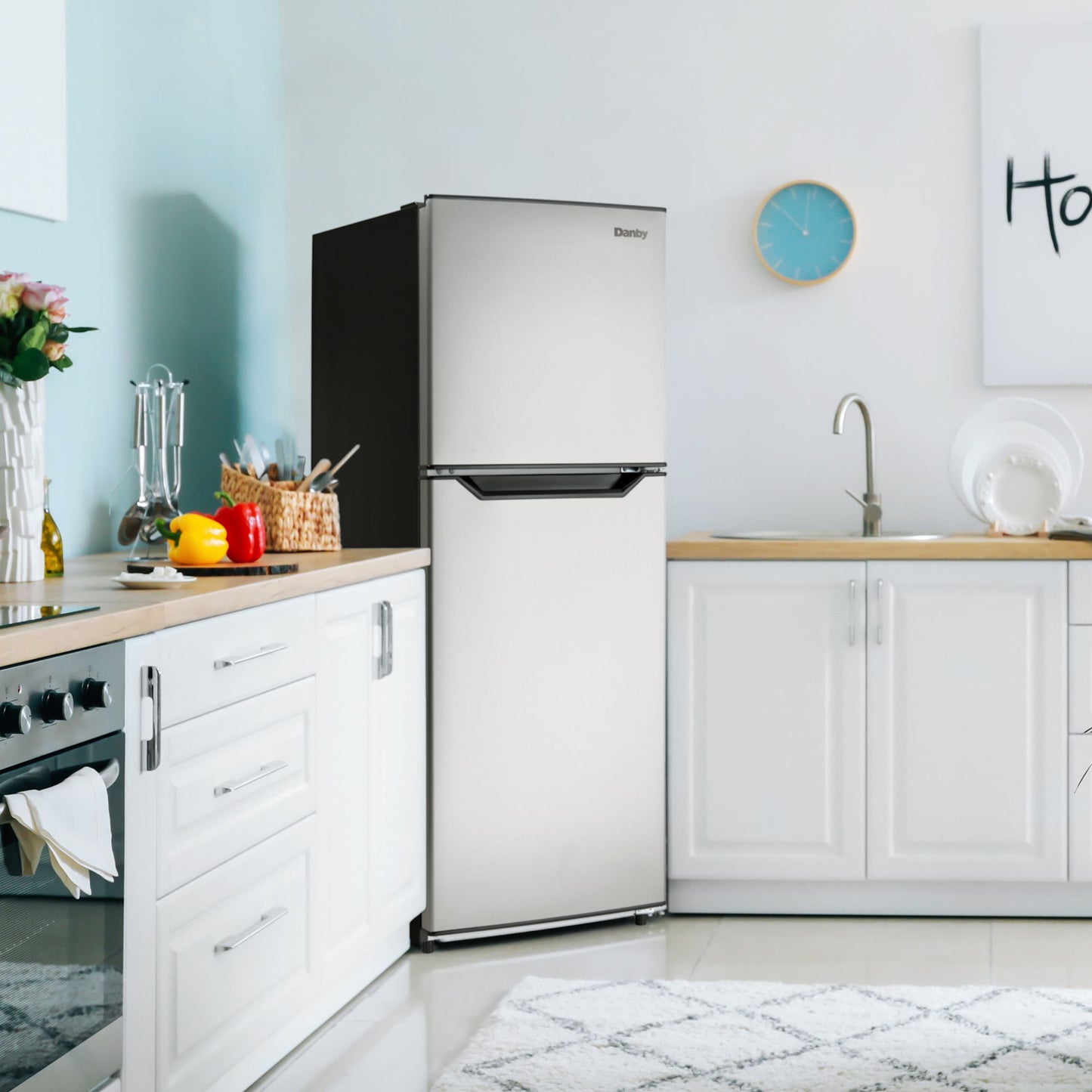 Réfrigérateur à congélateur supérieur Danby (DFF116B2SSDBL) - Acier inoxydable