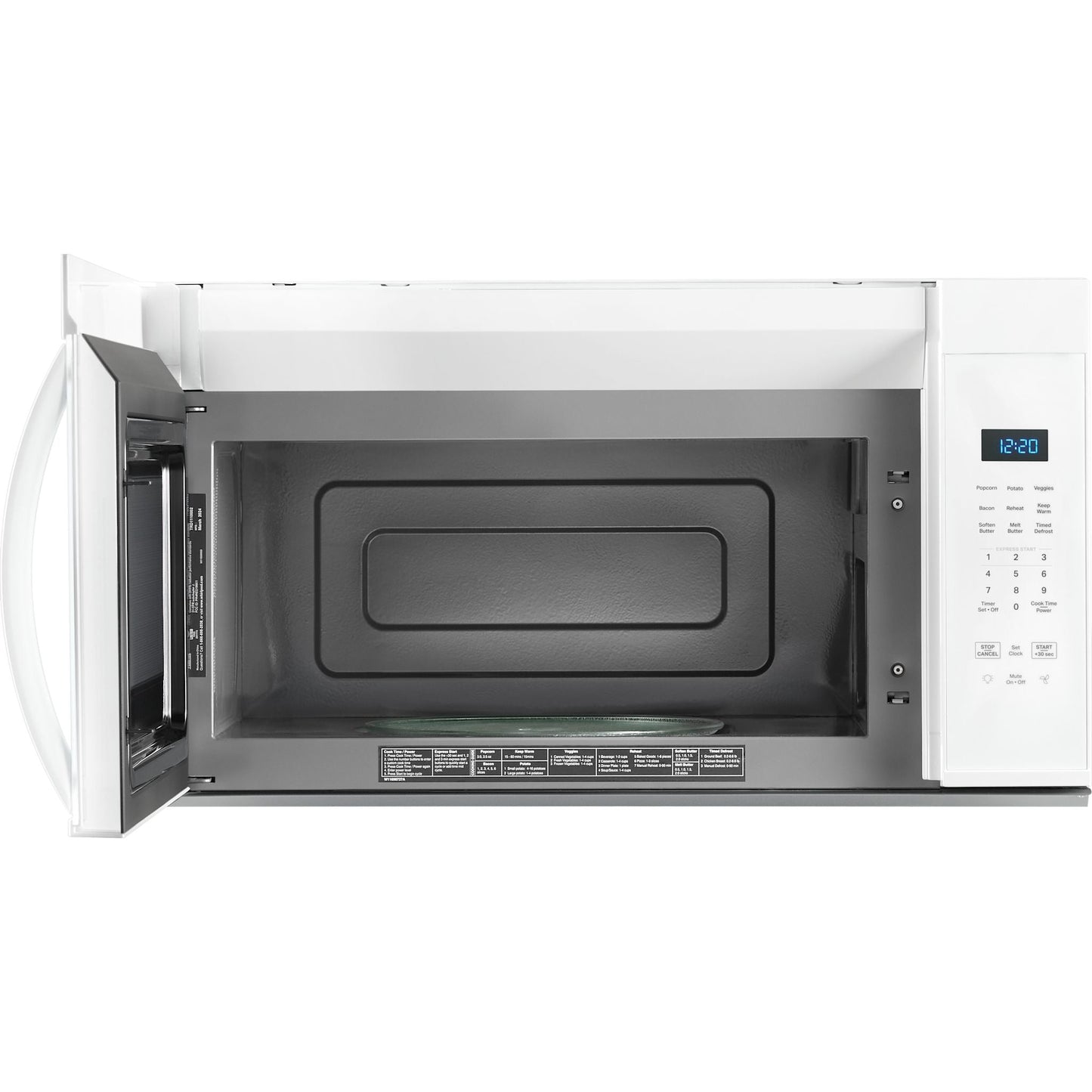 Four à micro-ondes Whirlpool à hotte intégrée (YWMMS3130RW) - Blanc