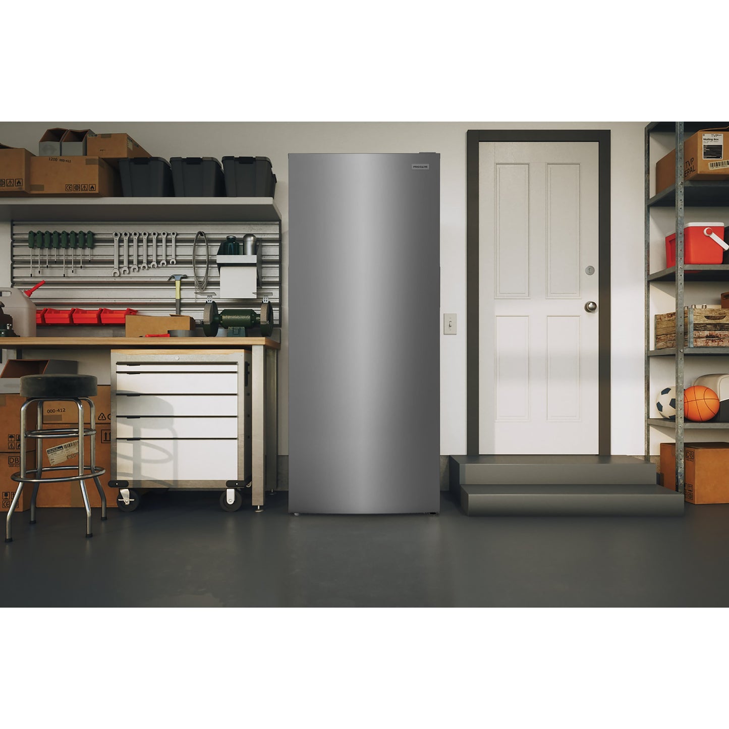 Congélateur vertical Frigidaire (FFUE1326AV) - Acier inoxydable anti-traces de doigts