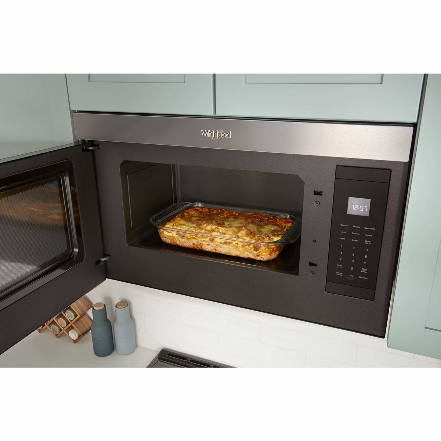 Micro-ondes Whirlpool à hotte intégrée (YWMMF5930PZ) - Acier inoxydable anti-traces de doigts