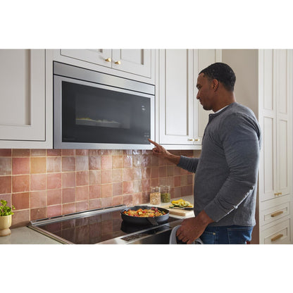 Micro-ondes KitchenAid à hotte intégrée (YKMMF330PPS) - Inox PrintShield