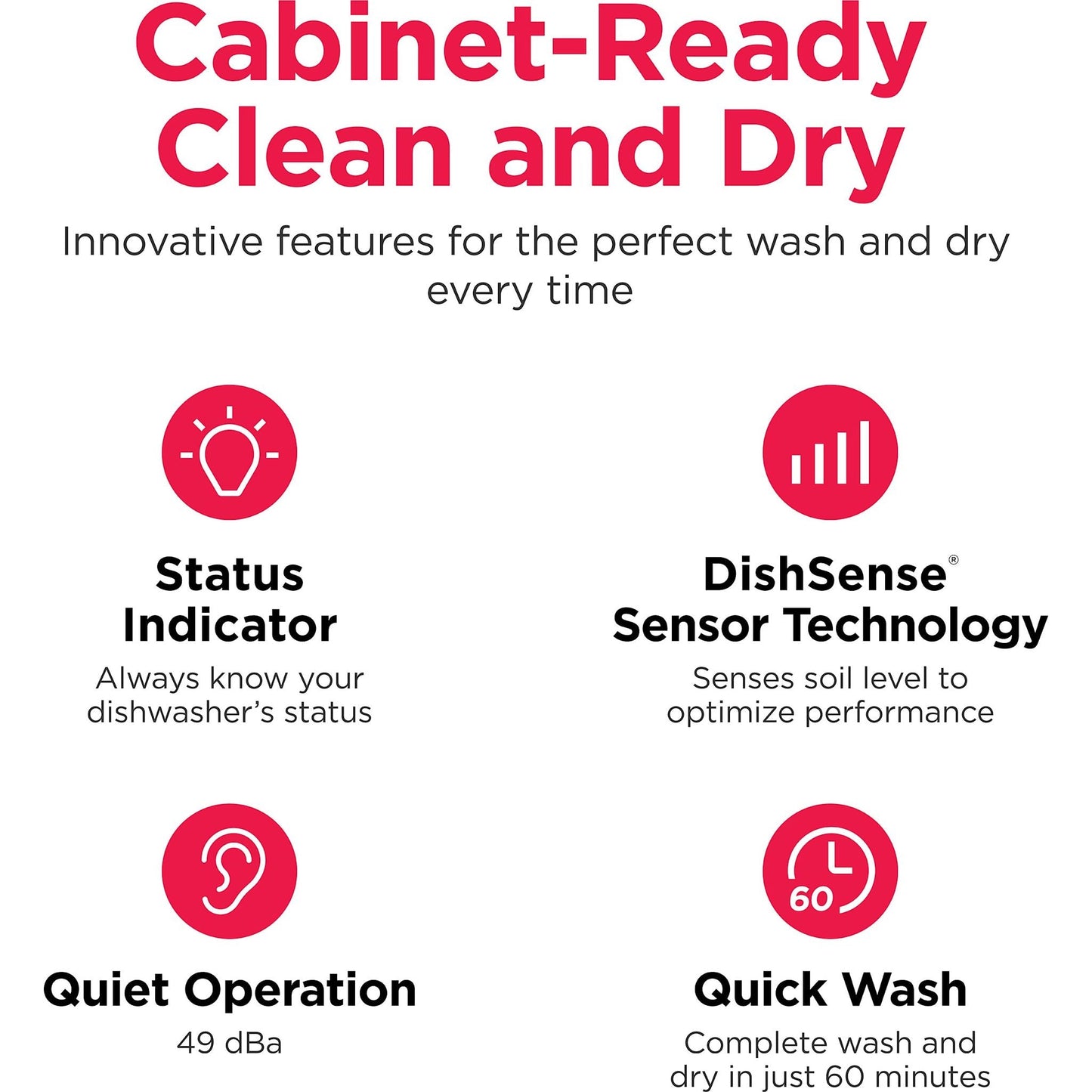 Lave-vaisselle Frigidaire en acier inoxydable (FDSH4502BF) - Acier inoxydable